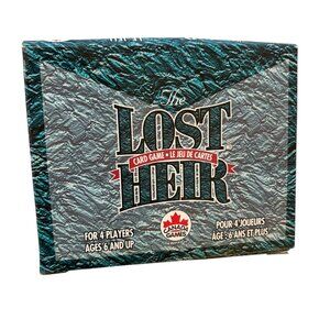 Lost Heir Vintage 1996 Card Game Canadian Edition 4 Players Age 6+